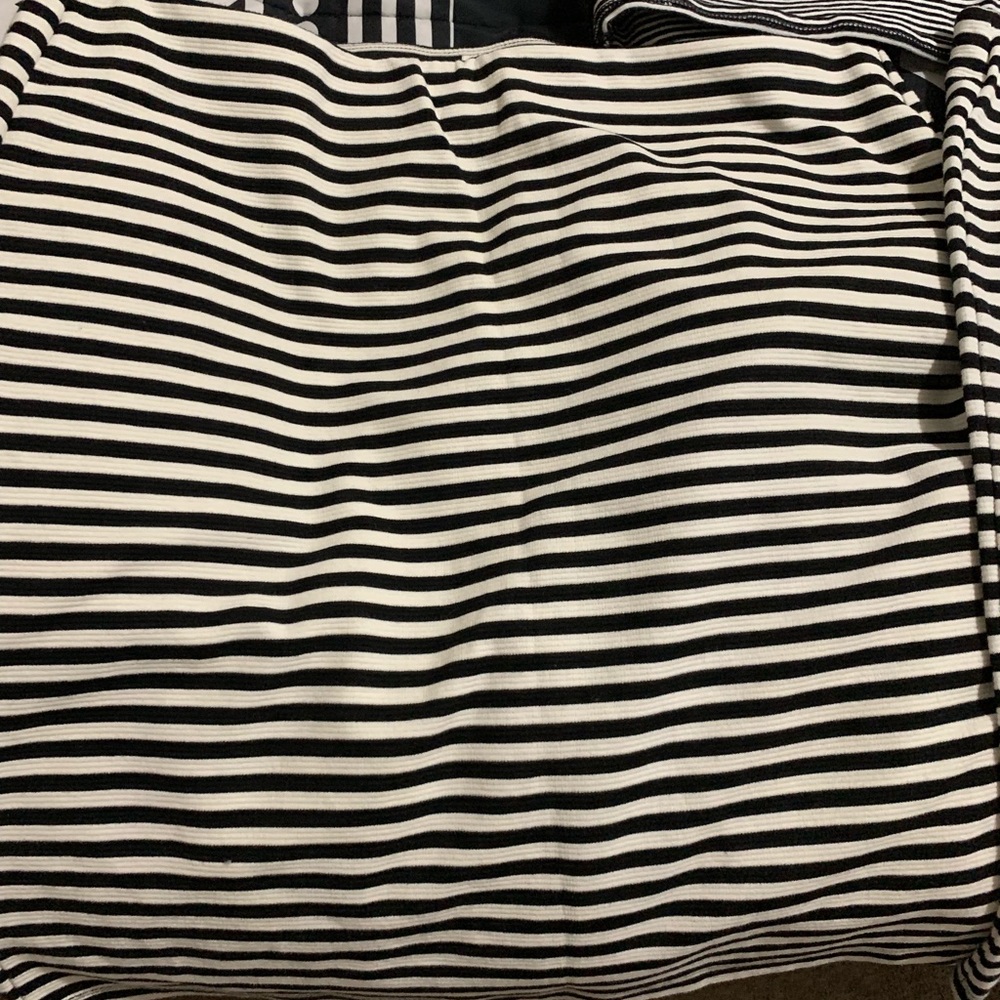 Five, knee-length skirts. All different patterns